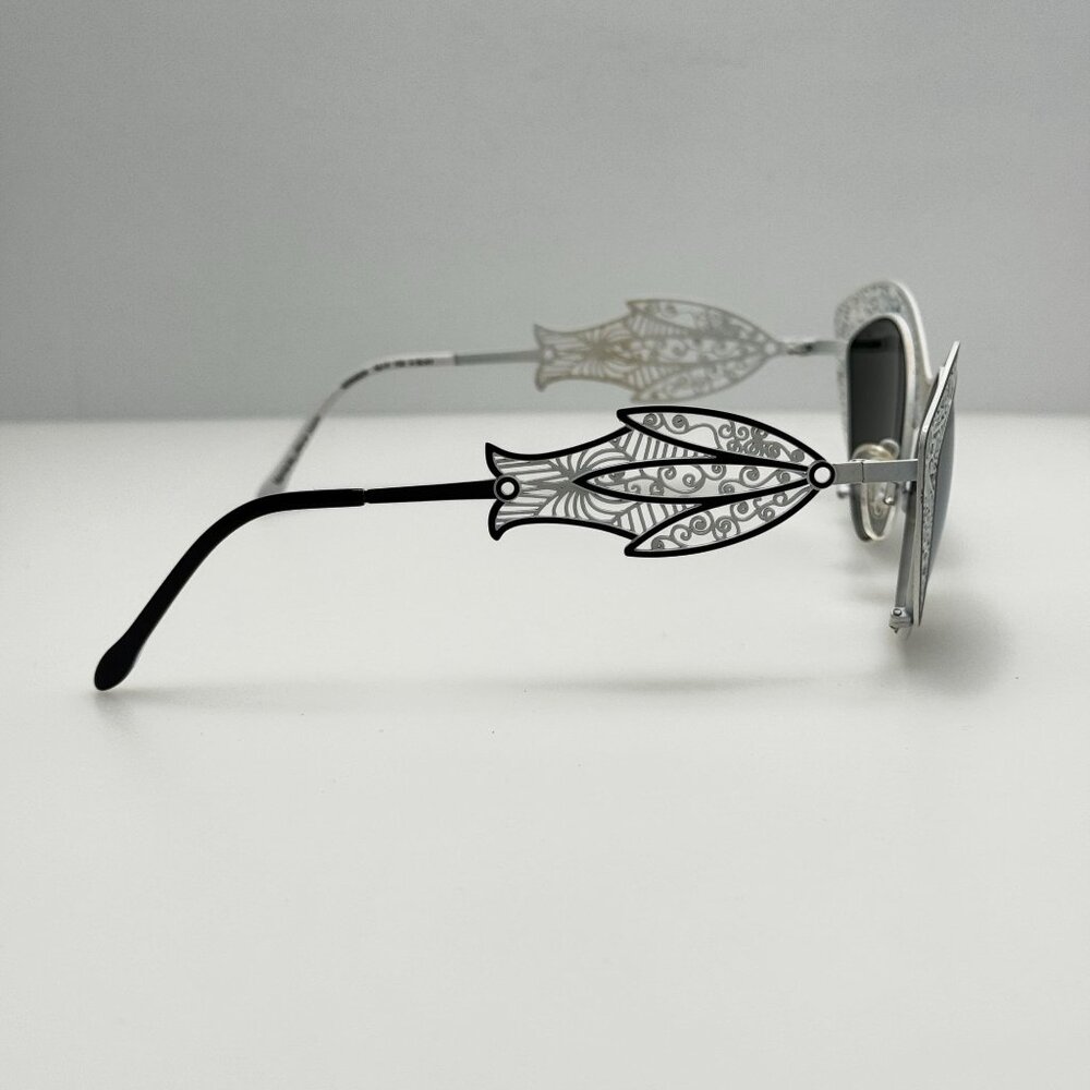 Faniel Eyewear Vermeer BLWT Eyeglasses Eye Glasses Frames54-17-135 - Picture 2 of 6